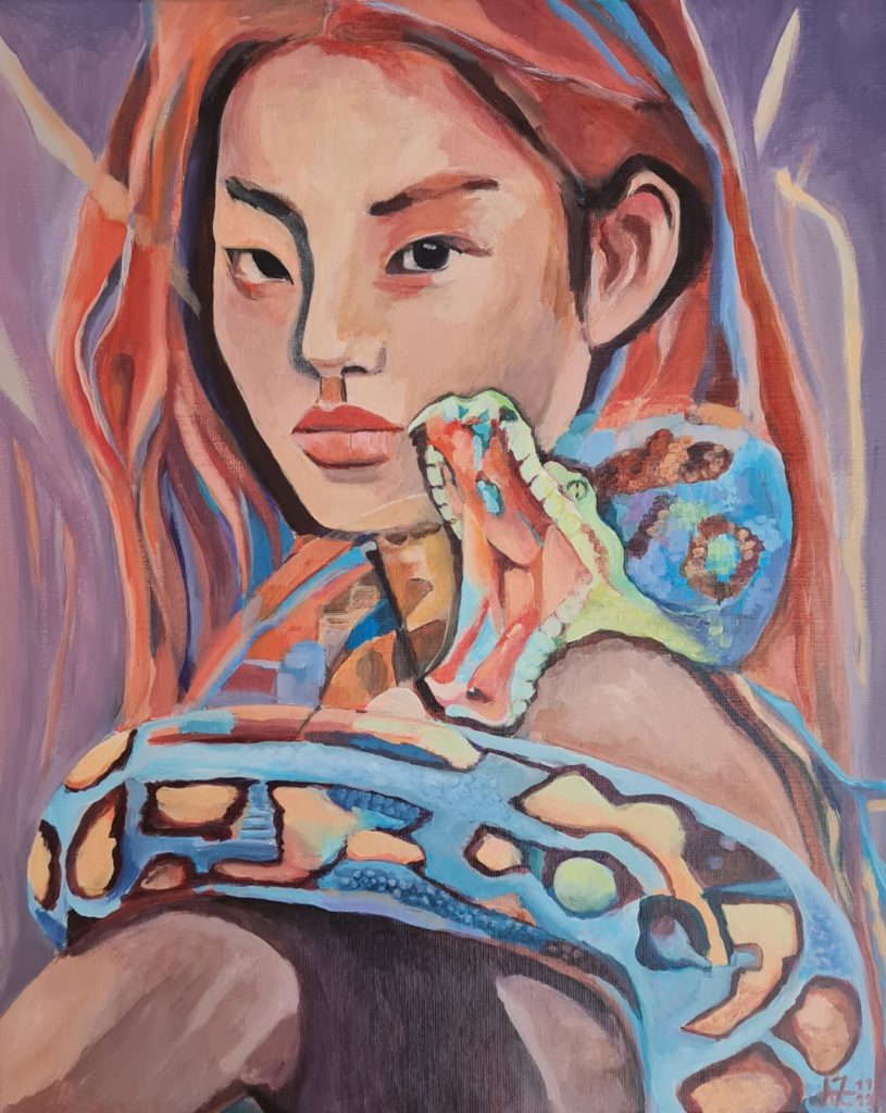 Totem Serpent AngelikaZorigt art Totem serpent angelikazorigt art